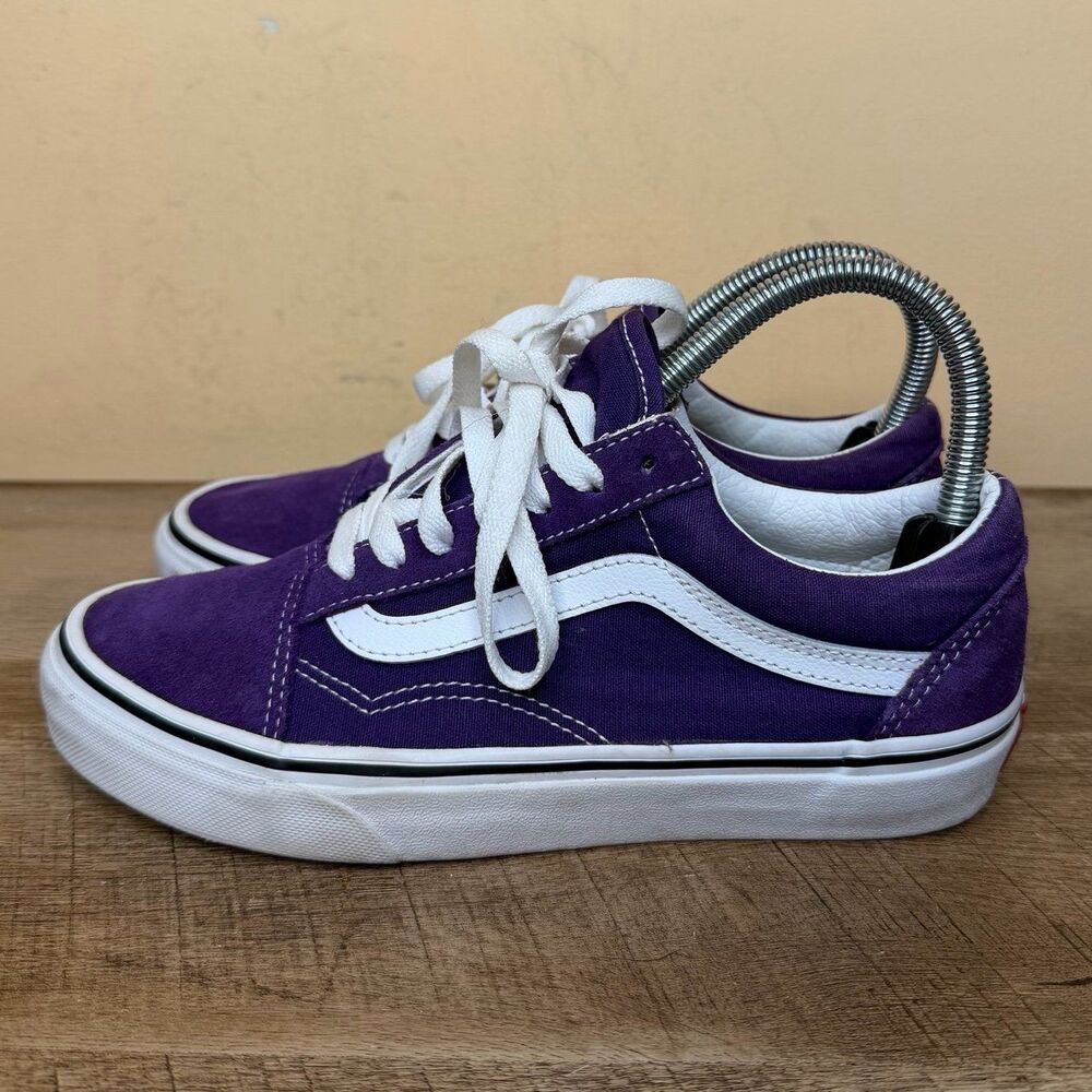 Purple Vans Old Skool Sneakers Women's Size 6.5 shoes trainers